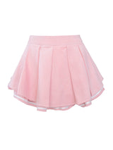 Sweet School Girl Blue Shirt Top Pink Cake Skirt