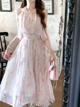 Rosy Petal Whisper Dress