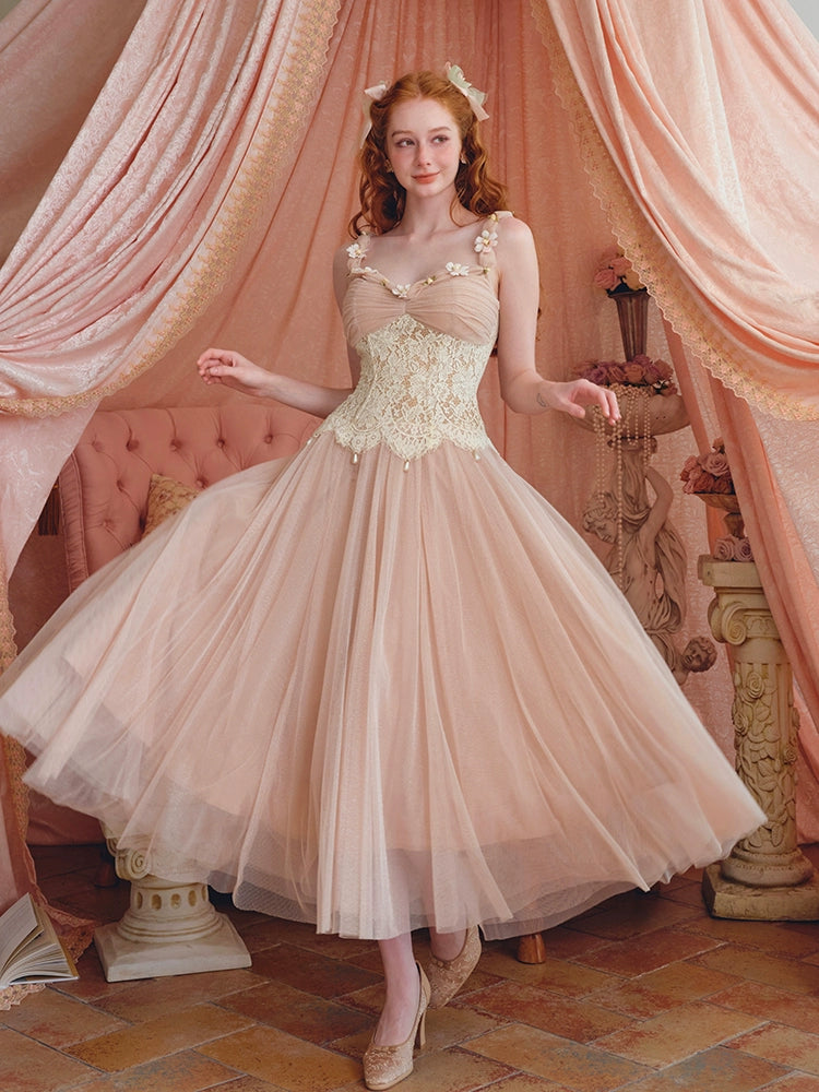 Rose Lattice Garden Dress