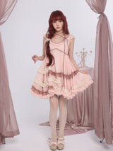 Whipped Berry Chiffon Dress