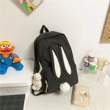 Cute Bunny School Big Backpack Bag