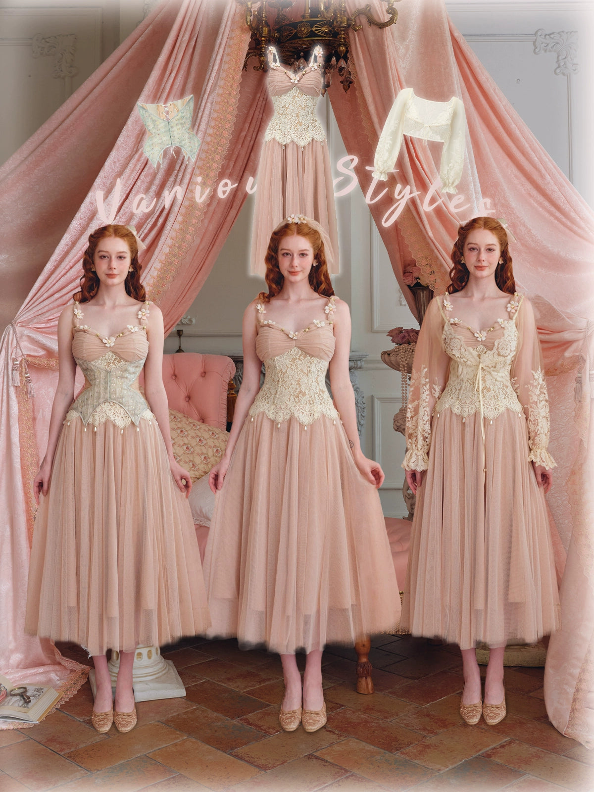 Rose Lattice Garden Dress