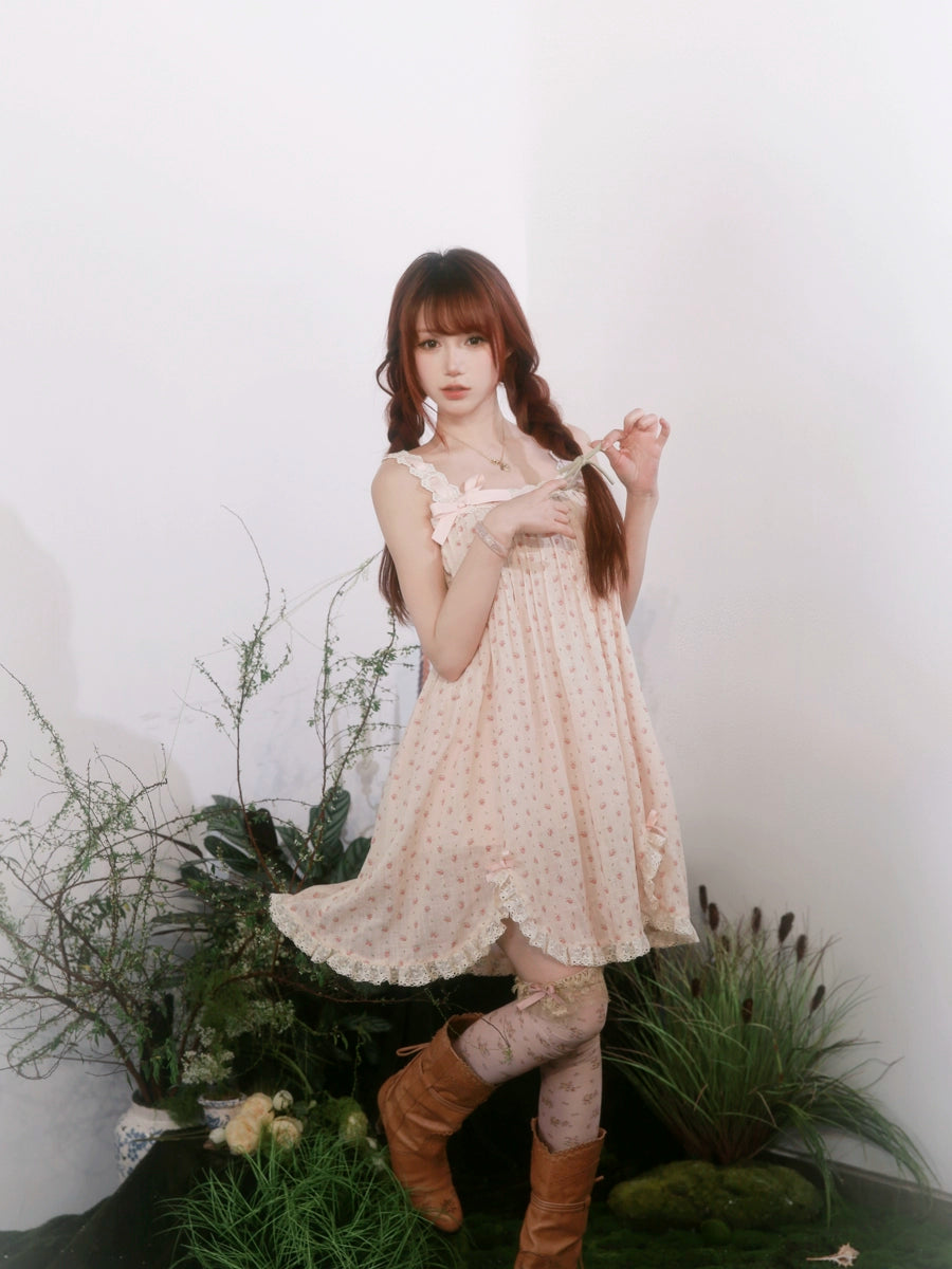 Rosy Ribbon Dream Nightdress