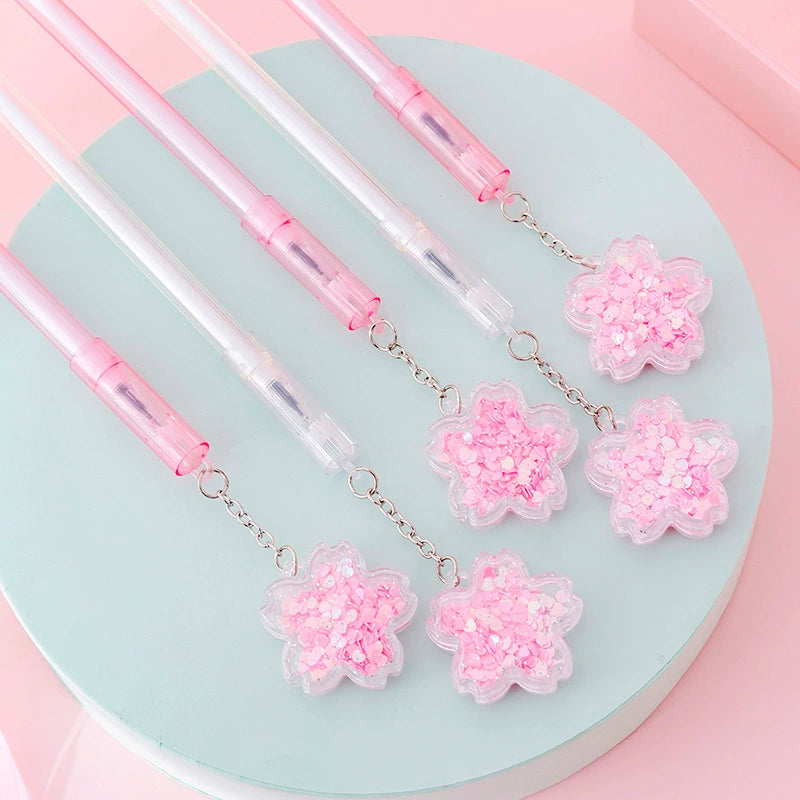 10Pcs 0.5mm Pen with Sakura Set