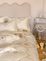 Rosy Manor Lace Bedding Set