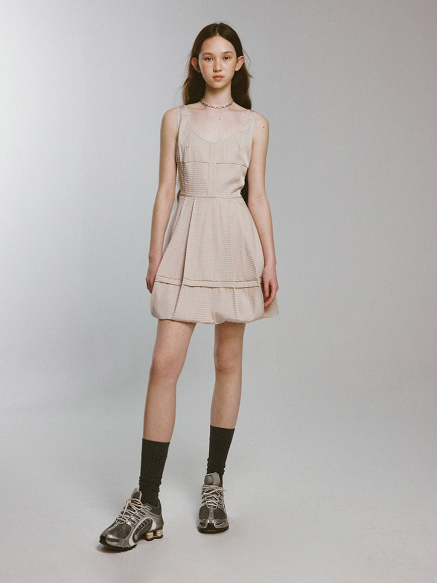 Chic Textured Mini Dress