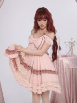 Whipped Berry Chiffon Dress