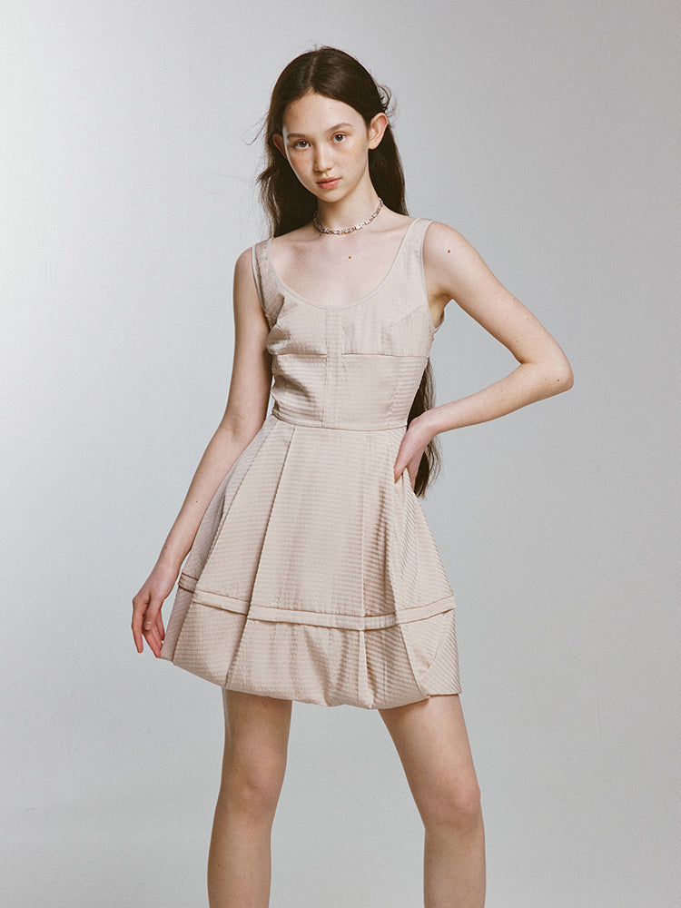 Chic Textured Mini Dress