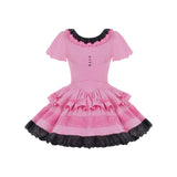 Sweet Black Pink Lolita Dress