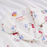 White HelloKitty Summer Cotton Pajama