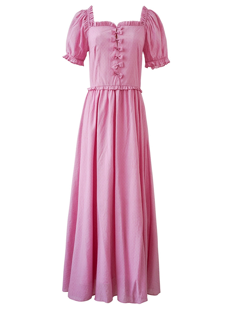 Strawberry Whimsy Flare Dress