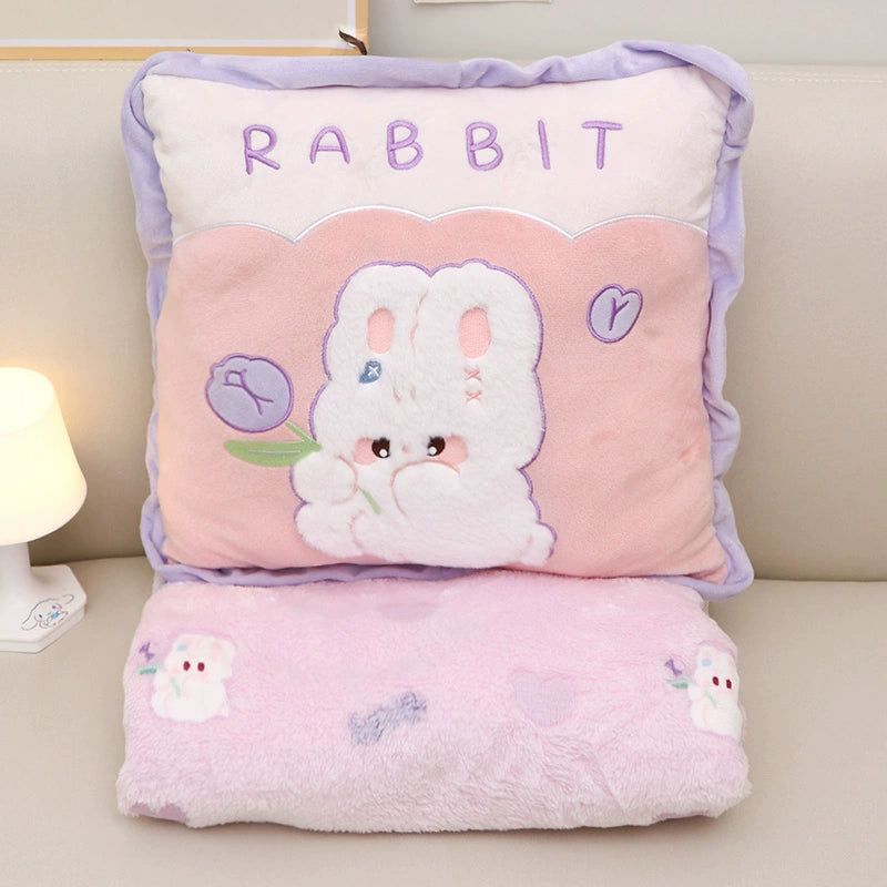 Sweet Nap Bunny Pillow Blanket