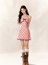 Gingham Ribbon Charm Dress