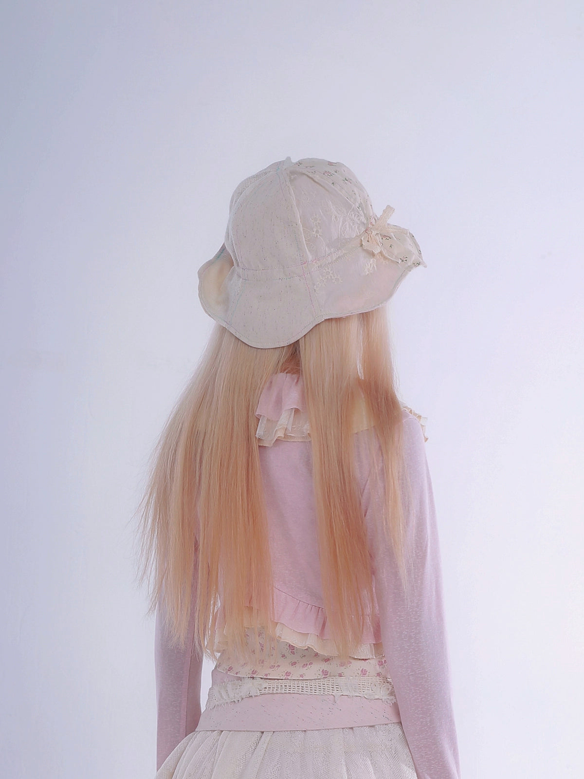Dreamy Patchwork Lace Bucket Hat