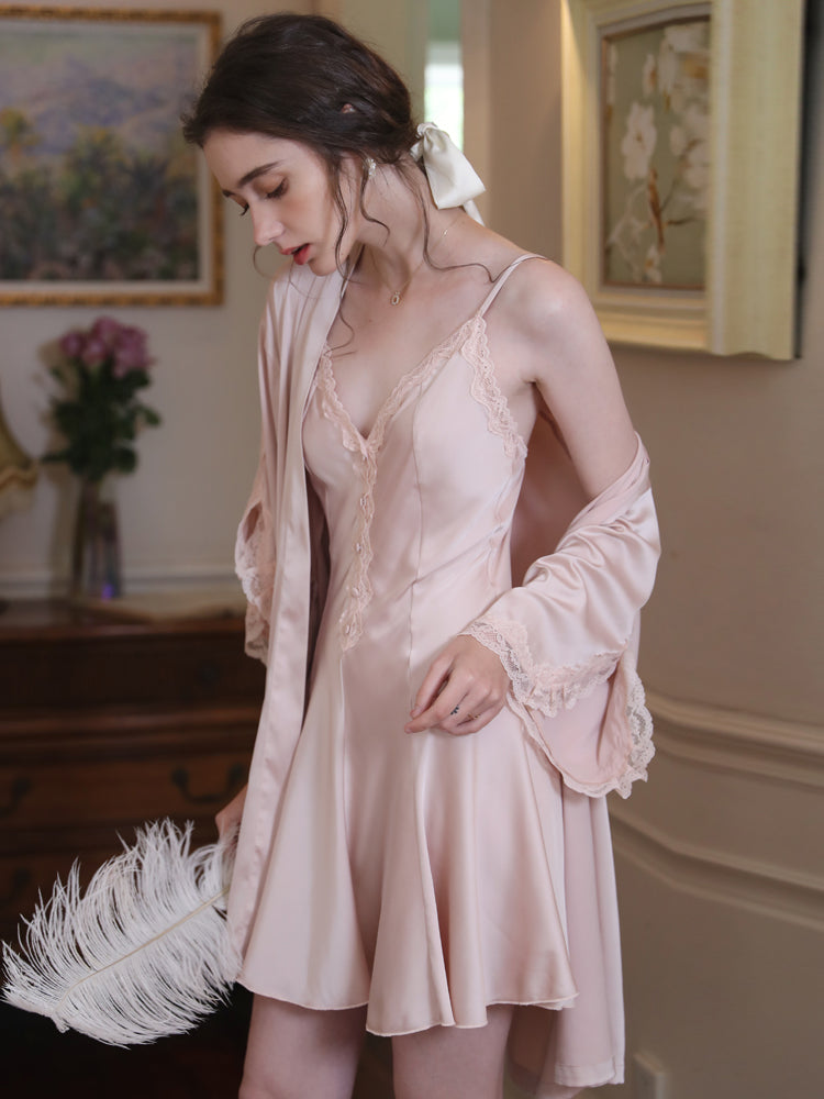 Dewdrop Satin Reverie Nightdress Set