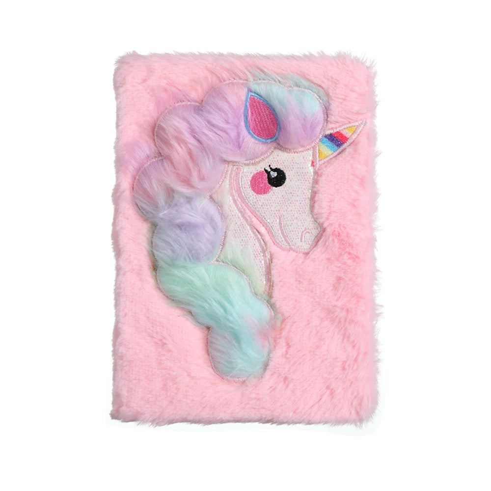 Plush Girly Secret Diary Notebook