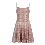 Sparkle Chain-Strap Dress