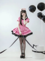 Sweet Black Pink Lolita Dress