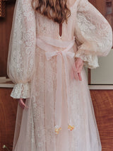 Sunset Tangerine Lace Dress
