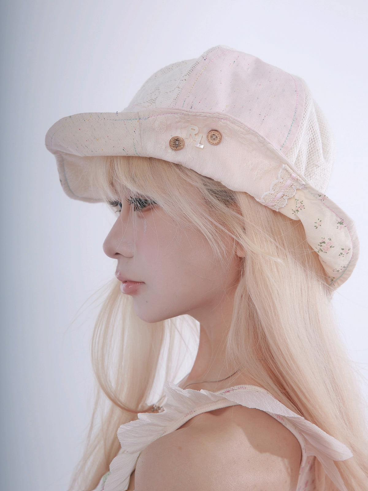 Dreamy Patchwork Lace Bucket Hat