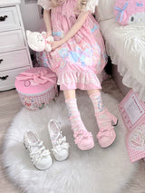 Princess Lolita Bow High Heels Mary Jane Shoes