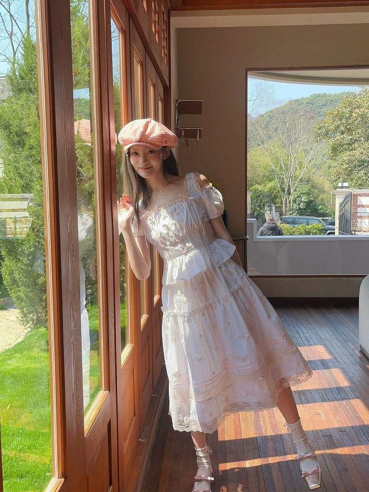 Cherry Bloom Corset Dress