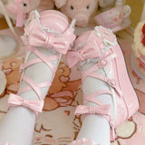 Cute Bunny Platform Lolita Dolly Shoes