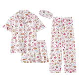 Cute Crayon Cartoon Summer Pajama