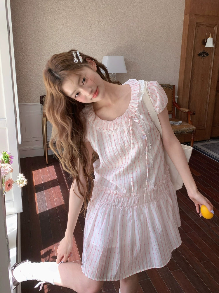 Strawberry Cream Waltz Dress