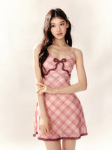Gingham Ribbon Charm Dress