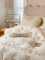Rosy Manor Lace Bedding Set
