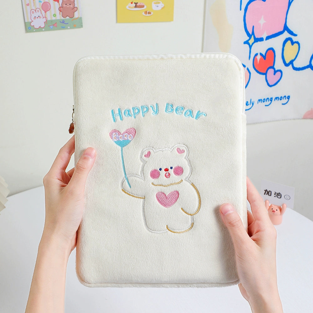 Plush Tablet iPad Storage Bag