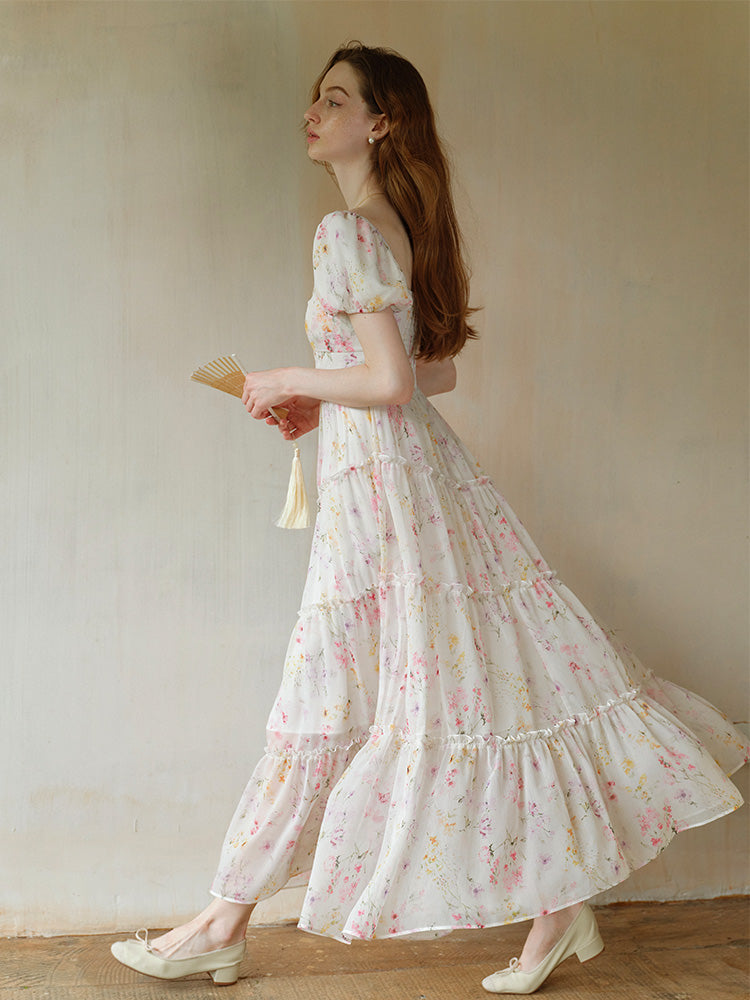Garden Waltz Tiered Dress