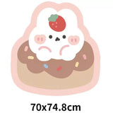 Kawaii Bunny Bear Bedroom Carpet Rug Mat