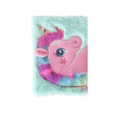 Plush Girly Secret Diary Notebook