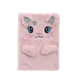 Plush Girly Secret Diary Notebook