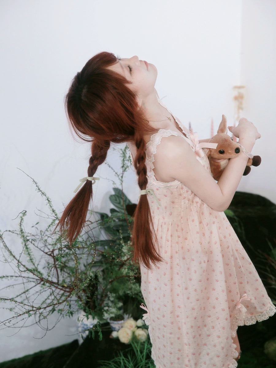 Rosy Ribbon Dream Nightdress