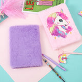 Plush Girly Secret Diary Notebook