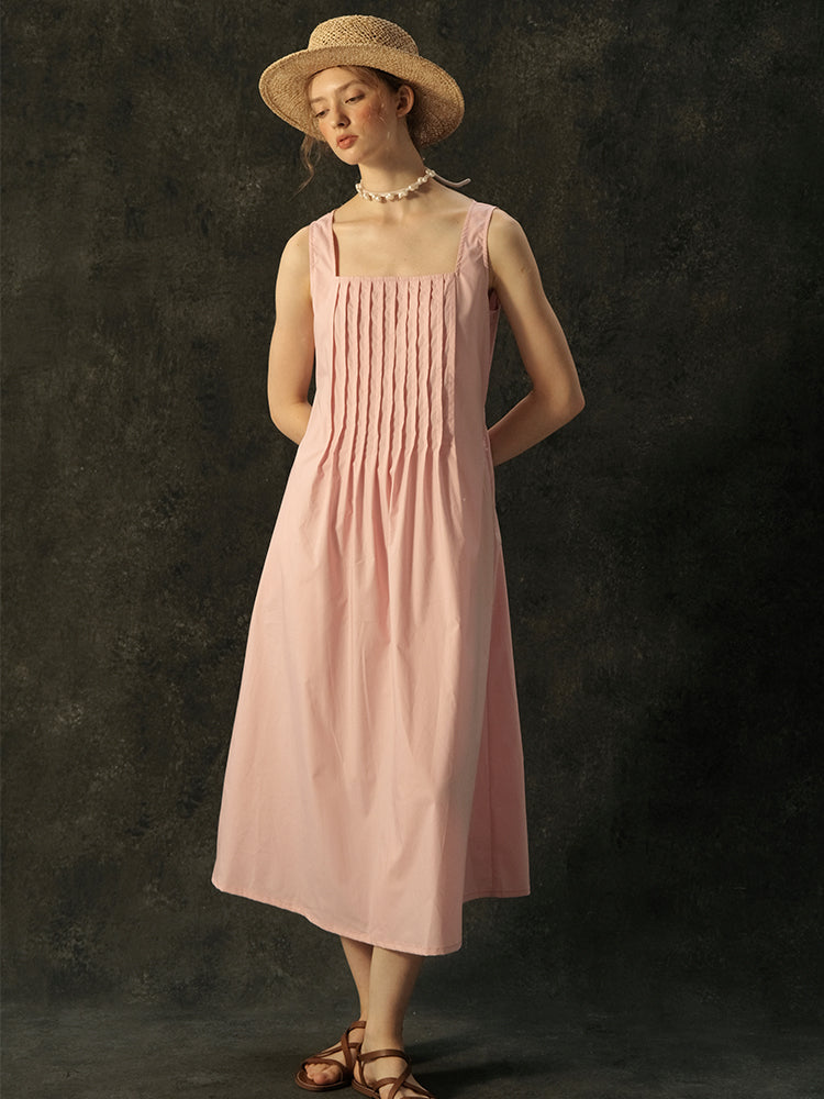 Blush Meadow Pinafore Dress