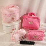 Plush Hand-held Cosmetic Make-up Storage Bag