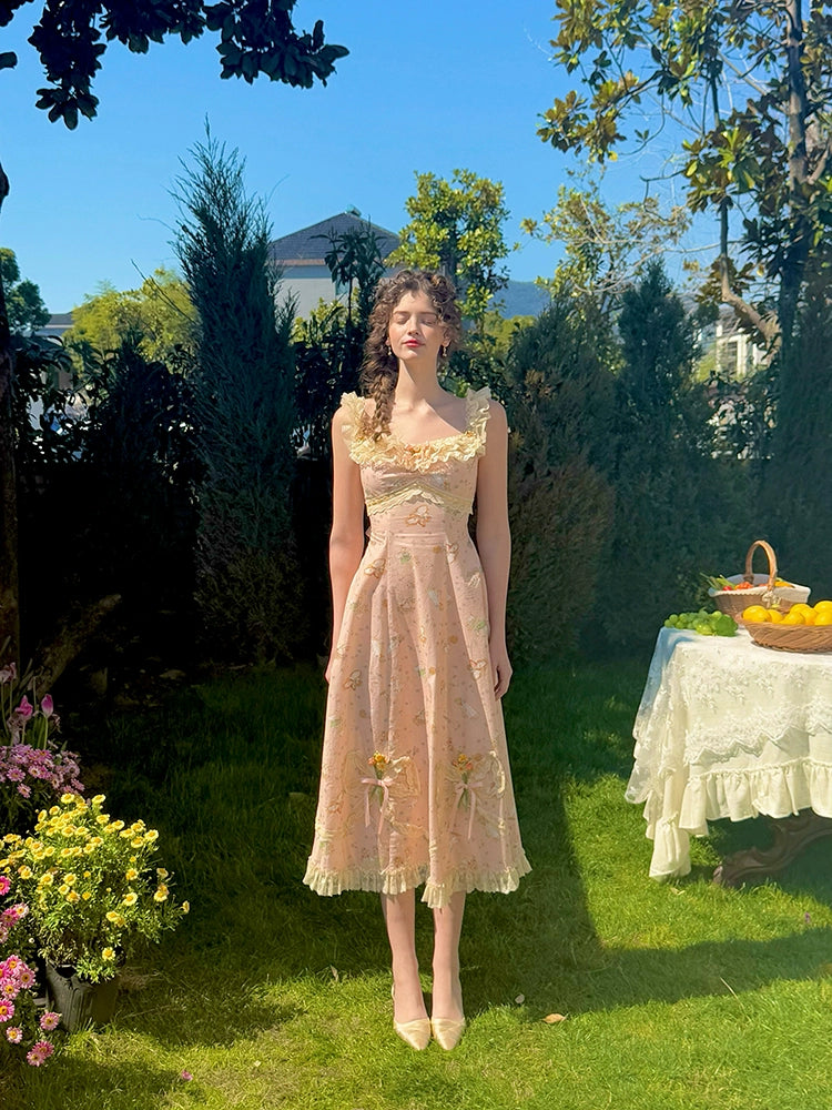 Lemon Garden Waltz Dress