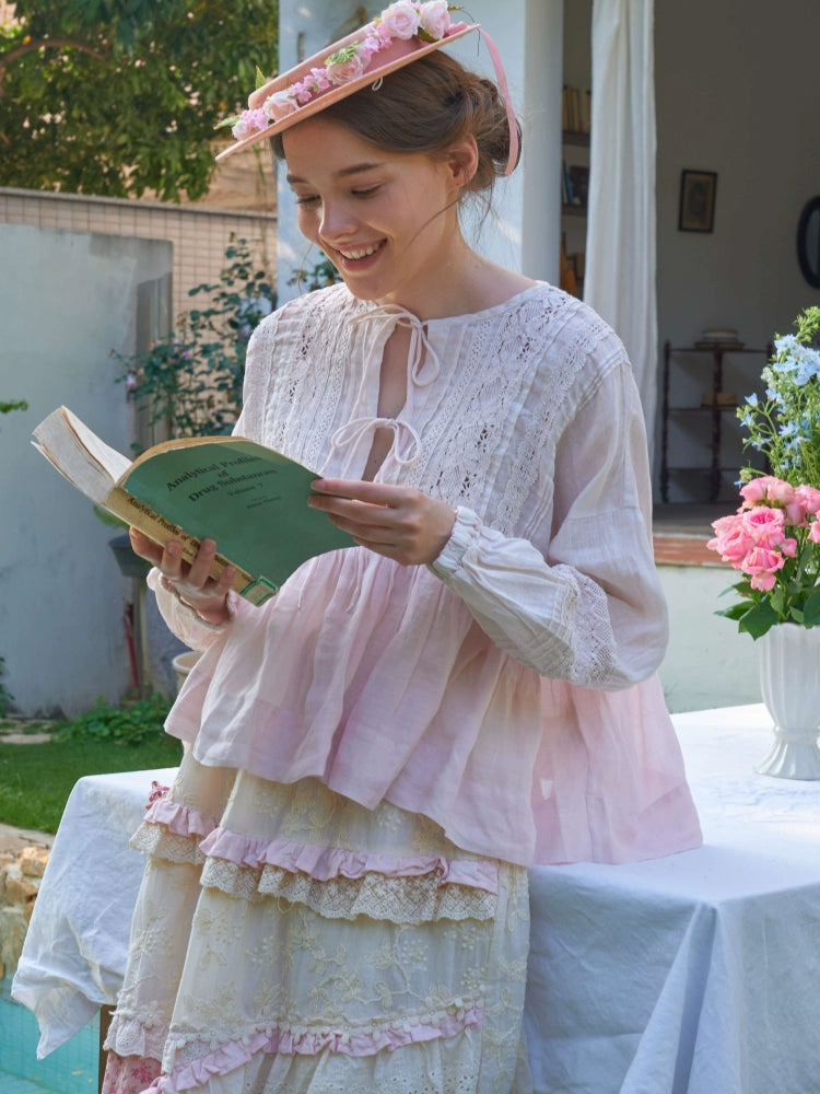 Whispering Petals Blouse
