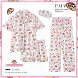 Cute Crayon Cartoon Summer Pajama