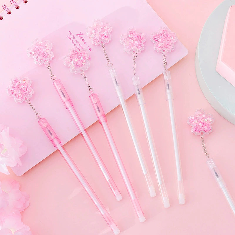 10Pcs 0.5mm Pen with Sakura Set