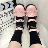 Sweetheart Gothic Lolita Y2k Punk Platform Shoes