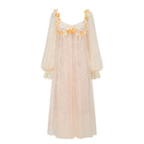 Sunset Tangerine Lace Dress