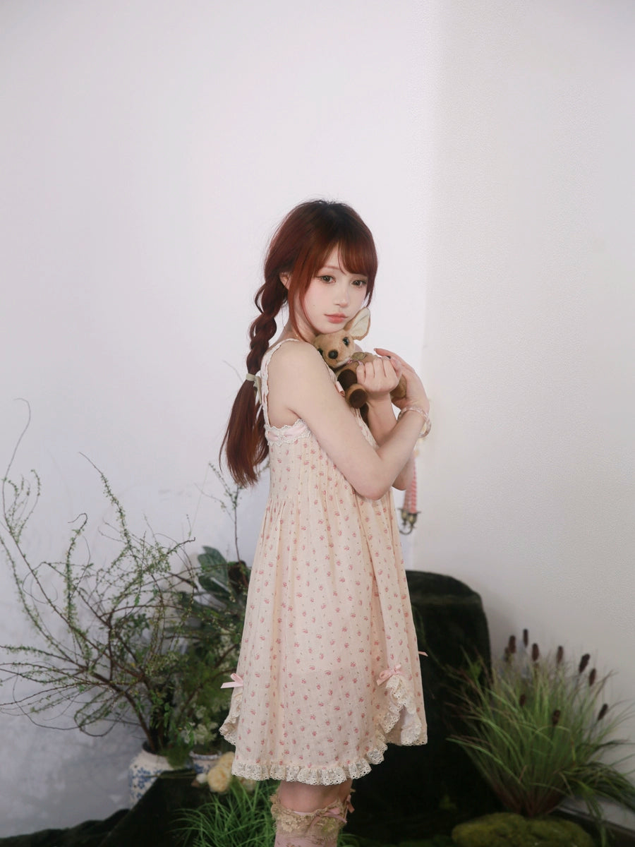 Rosy Ribbon Dream Nightdress