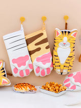 Cute Cat Paw Kitchen Baking Oven Gloves