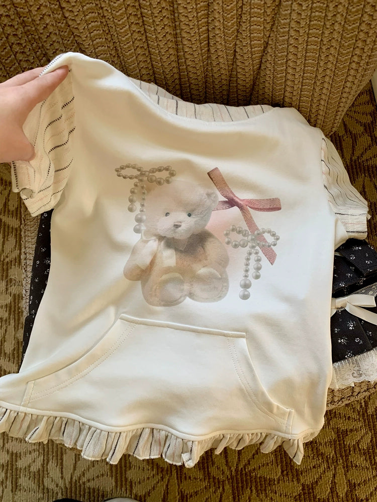 Teddy Ribbon Dreams Top