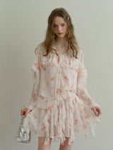 Flutter Rose Ruffle Set